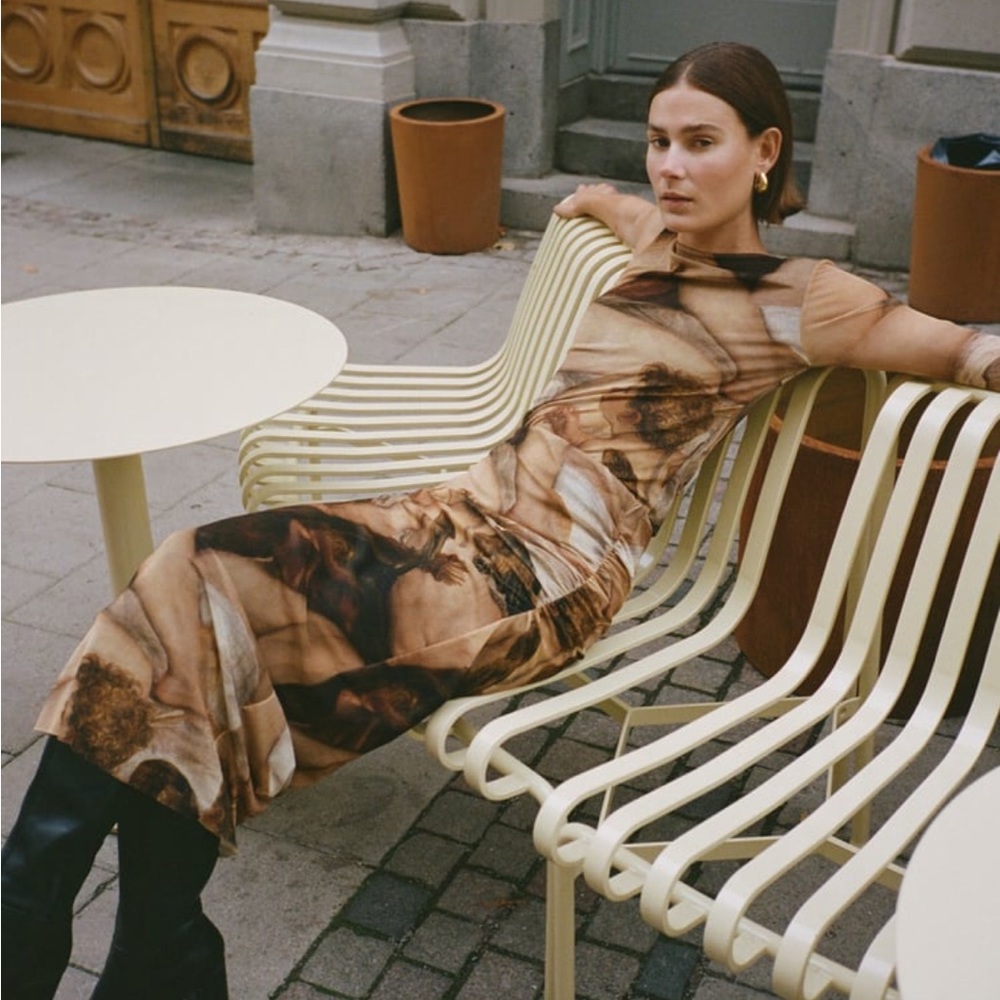 Zara Assymetric tule top and Skirt (Selling as set)